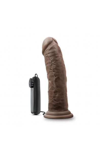 Dr. Skin - Dr. Joe - 8 Inch Vibrating Cock With  Suction Cup - Chocolate