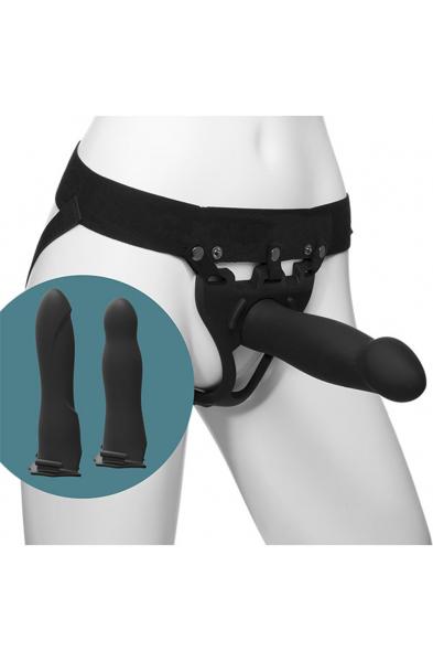 Body Extensions - Hollow Strap-on 4-Piece Set -  Black