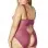 Open Cup Crotchless Teddy - Amaranth - Queen Size