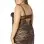 Lace Empire Babydoll With Functional Tie Shelf Cups G-String - Black - 1x/2x