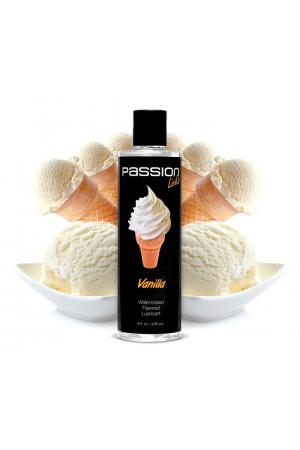 Passion Licks Vanilla Water Based Flavored Lubricant - 8 Oz