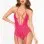 Teddy & Handcuff Set - One Size - Hot Pink
