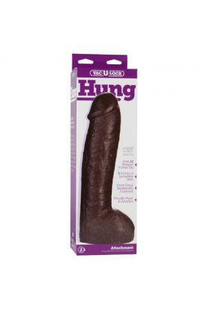 Vac-U-Lock Realistic Hung - Black