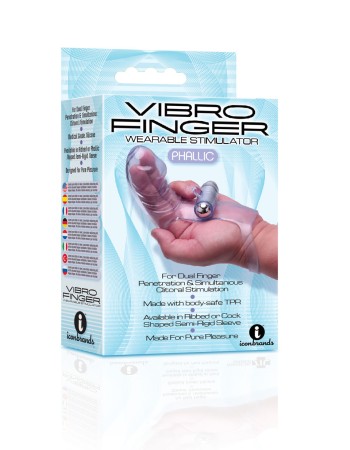 Vibro Finger Wearable Stimulator - Purple