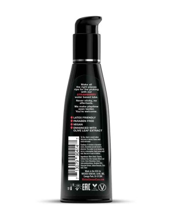 Aqua Strawberry Flavored Water Based Intimate Lubricant - 4 Fl. Oz.