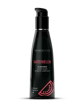 Aqua Watermelon Flavored Water Based Intimate Lubricant - 4 Fl. Oz.