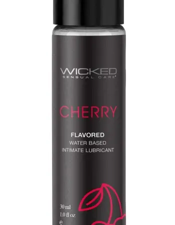 Aqua Cherry Flavored Water Based Intimate Lubricant - 1 Fl. Oz.