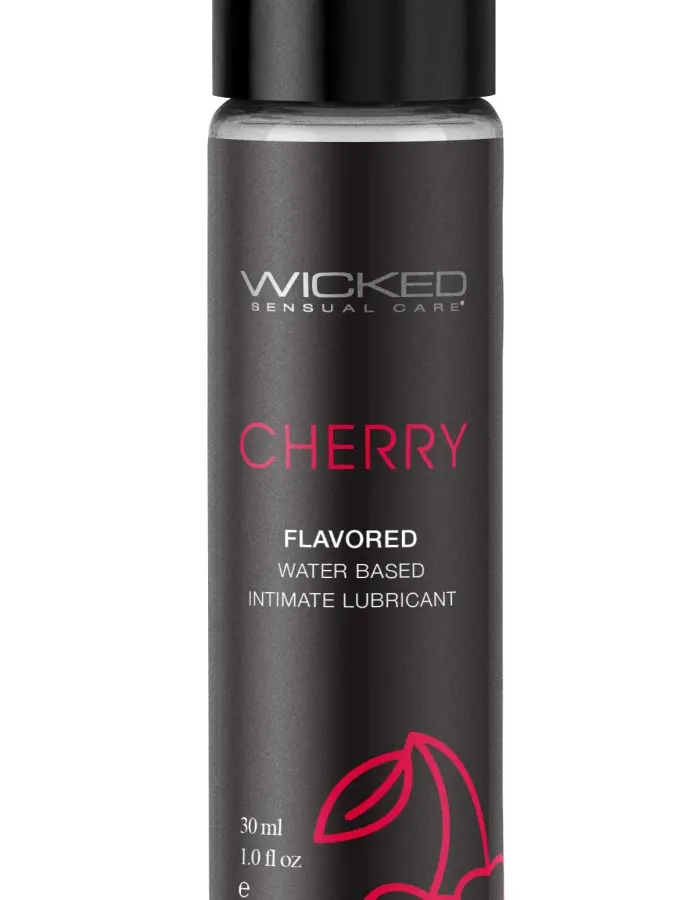 Aqua Cherry Flavored Water Based Intimate Lubricant - 1 Fl. Oz.