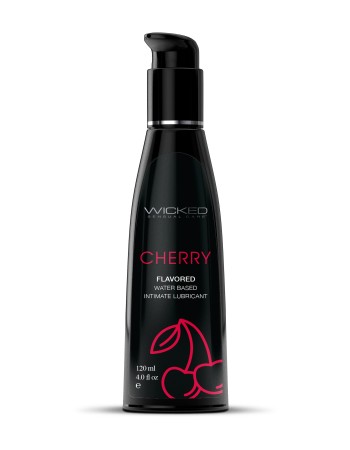 Aqua Cherry Flavored Water Based Intimate Lubricant - 4 Fl. Oz.