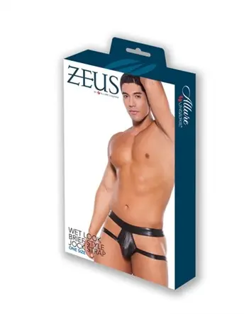 Wet Look Shorts -  One Size - Black