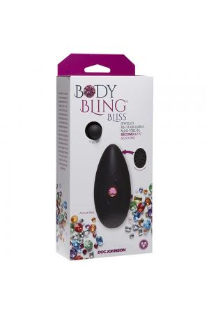 Body Bling - Clit Caress Mini-Vibe in Second Skin Silicone - Pink