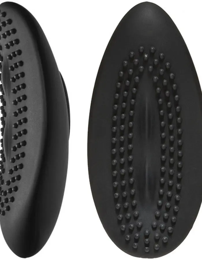 Body Bling - Clit Caress Mini-Vibe in Second Skin Silicone - Silver