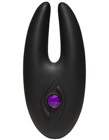 Body Bling - Clit Cuddler Mini-Vibe in Second  Skin Silicone - Purple