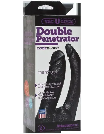 Vac-U-Lock Codeblack Double Penetrator