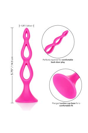 Booty Call Silicone Triple Probe - Pink