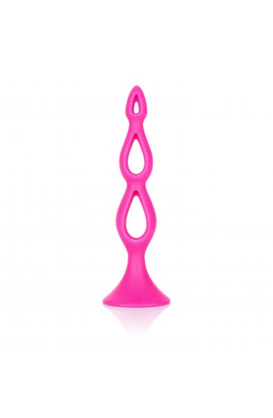 Booty Call Silicone Triple Probe - Pink