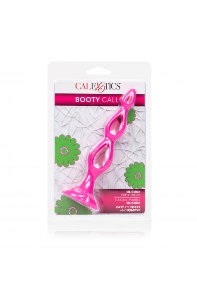 Booty Call Silicone Triple Probe - Pink