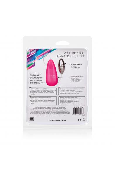 Waterproof Gyrating Bullet - Pink