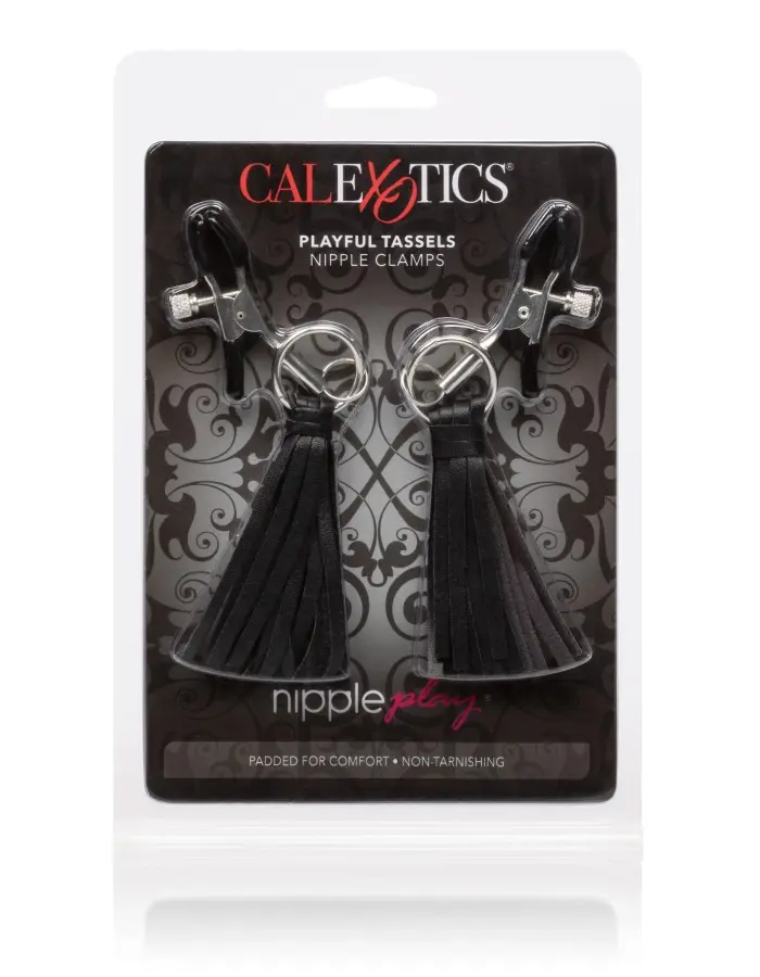 Nipple Play Playful Tassels Nipple Clamps - Black