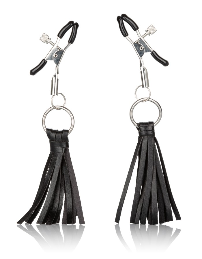 Nipple Play Playful Tassels Nipple Clamps - Black