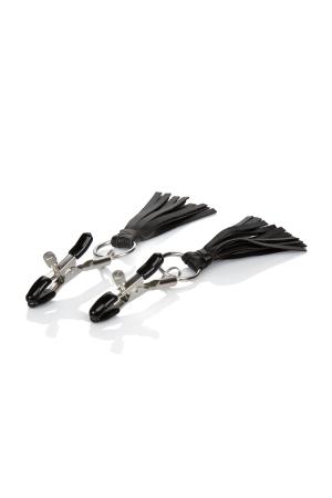 Nipple Play Playful Tassels Nipple Clamps - Black