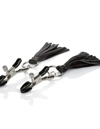 Nipple Play Playful Tassels Nipple Clamps - Black