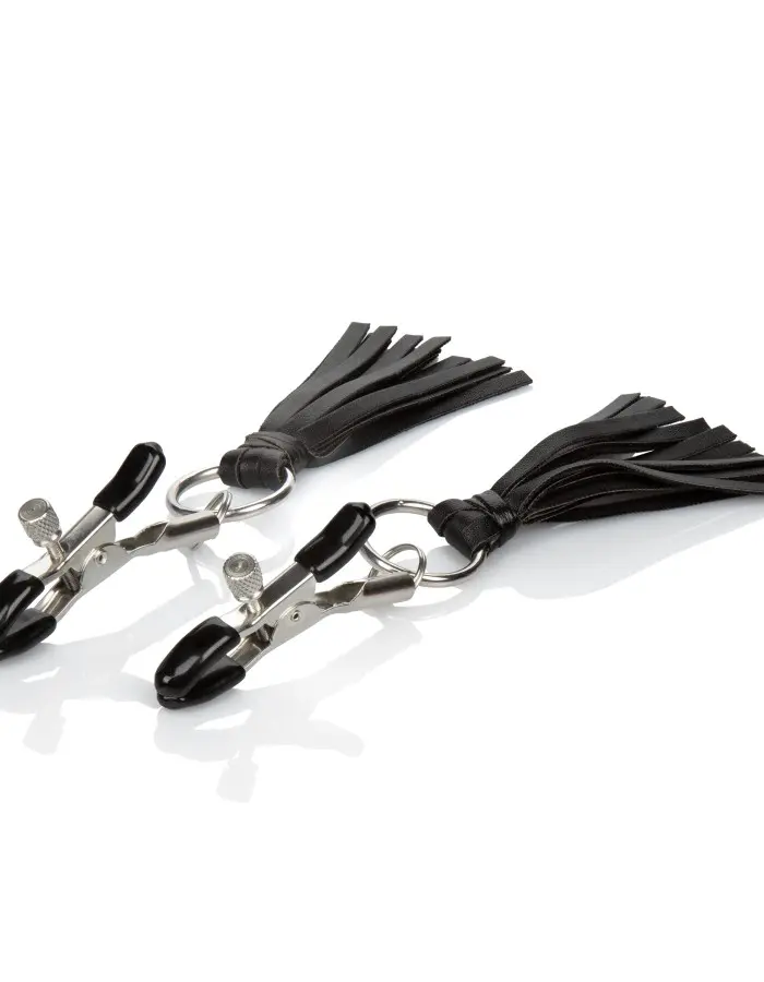Nipple Play Playful Tassels Nipple Clamps - Black