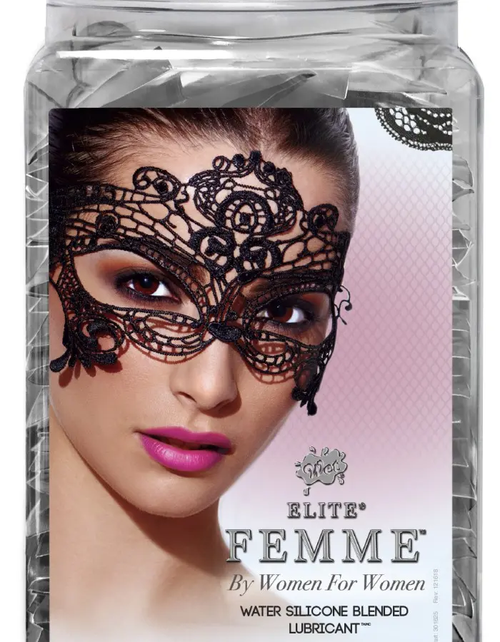 Wet Elite Femme Water Silicone Blend .33 Fl Oz Pouch Counter Bowl 144pc