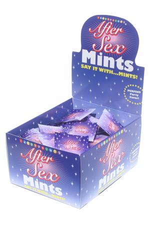 Amazing After Sex Mints Candy Display 3.1g  100 Bags