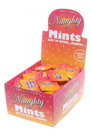 Naughty Mints Display Carton 100 3.1g Bags