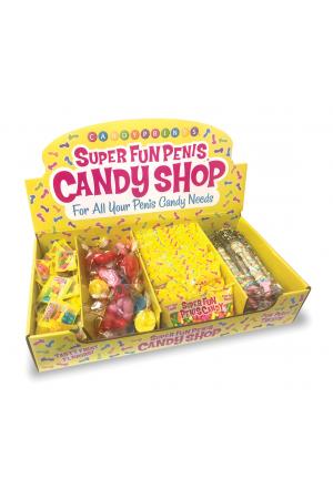 Super Fun Penis Candy Shop 166 Ct Display - for All Your Penis Needs