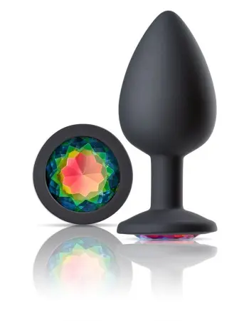 Cloud 9 Novelties Gems Jeweled Silicone Anal Plug - Large