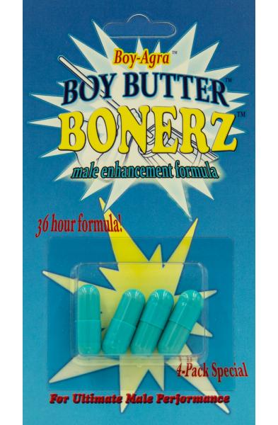 Boy-Agra Boy Butter Bonerz - Male Enhancement 4 Pack