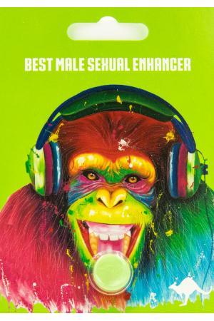 Monkey Green Sexual Male Echancer Single Pack