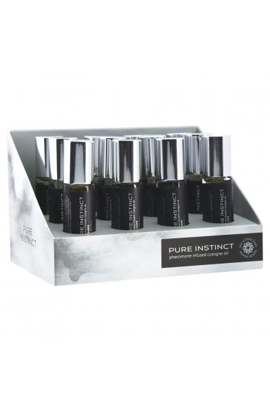 Pure Instinct Pheromone Cologne Oil for Him - 10.2ml 12 Pc Display Set