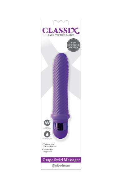 Grape Swirl Massager