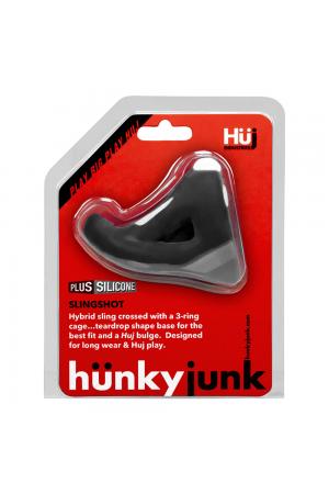 Hunkyjunk Slingshot 3 Ring Teardrop - Tar