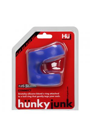 Hunkyjunk Connect Cock Ball Tugger - Colbalt