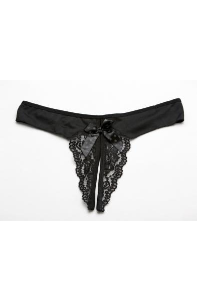 Panty Spandex W/box Accent Black - Os