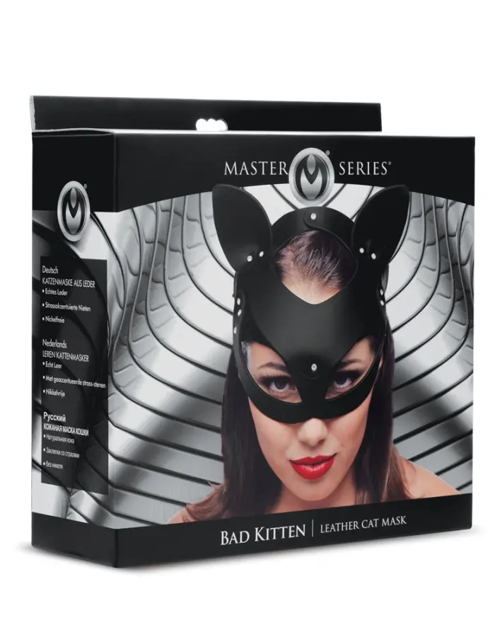 Bad Kitten Leather Cat Mask