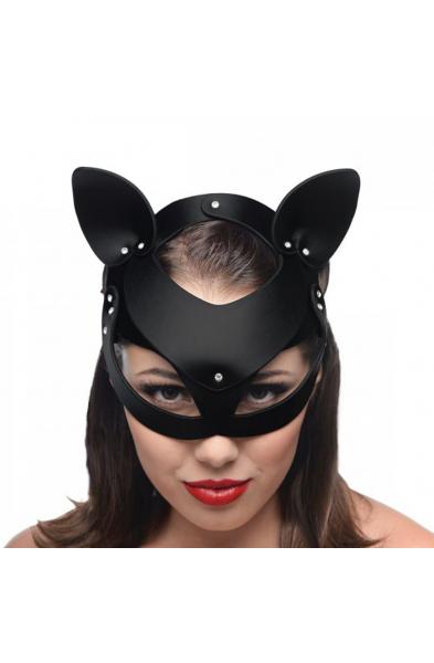 Bad Kitten Leather Cat Mask