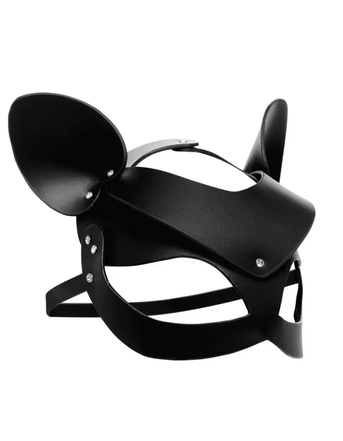 Bad Kitten Leather Cat Mask