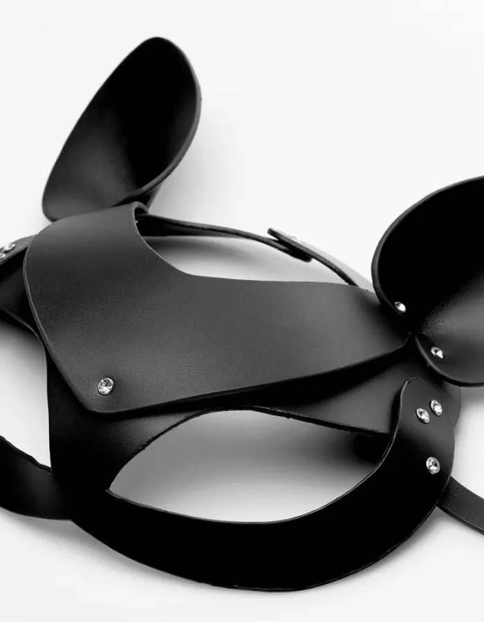Bad Kitten Leather Cat Mask