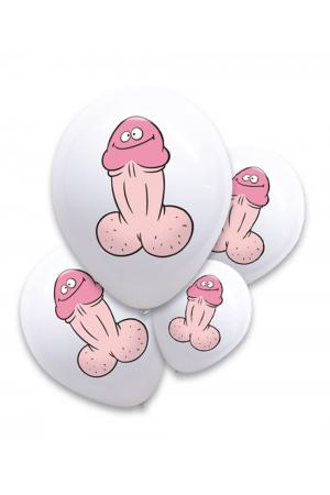 Willy Pecker Balloons 6pk