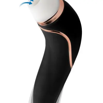 Shegasm Deluxe Clitoral Stimulator and Vibe - Black