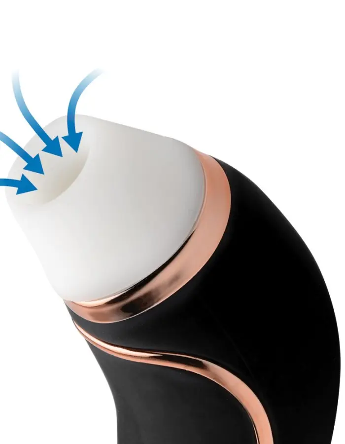 Shegasm Deluxe Clitoral Stimulator and Vibe - Black