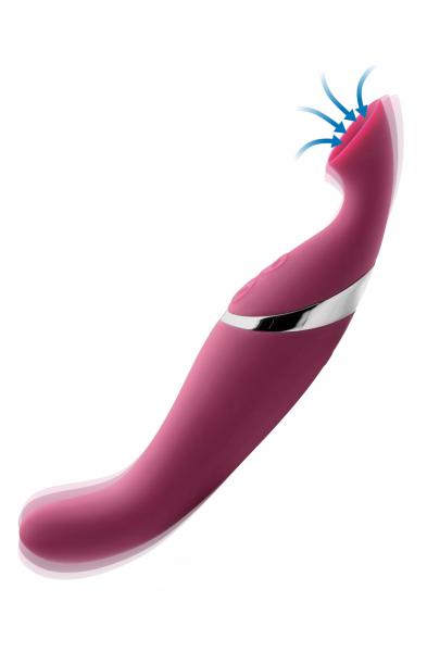 Shegasm Intense 2 in 1 Clit Stimulator - Pink