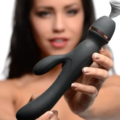 Shegasm Supreme 3 in 1 Silicone Suction Rabbit Vibe