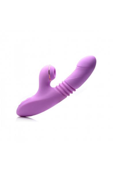 Shegasm Thrusting Suction Rabbit - Purple