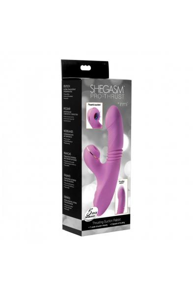 Shegasm Thrusting Suction Rabbit - Purple